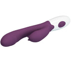 PRETTY LOVE – ANDRE VIBRATORE RABBIT E STIMOLATORE PUNTO G VIOLA