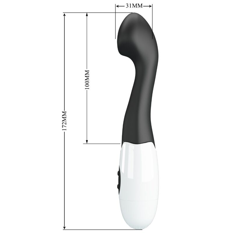 PRETTY LOVE – CHARLES VIBRATEUR POINT G 30 MODES NOIR