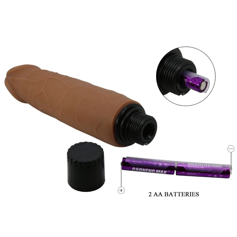 PRETTY LOVE – WALDORF REALISTIC VIBRATOR 18 CM -O- 4 CM