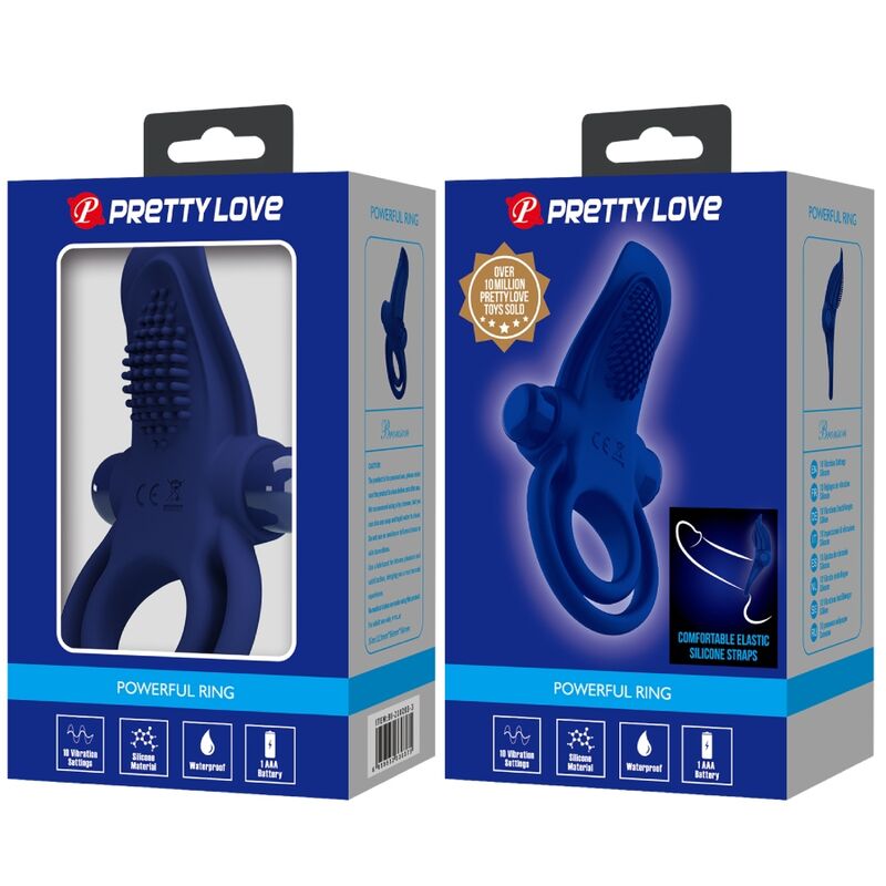 PRETTY LOVE – BRONSON BAGUE DOUBLE AVEC VIBRATION BLEU