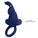 PRETTY LOVE – JIRO ANELLO CONIGLIO CON VIBRAZIONE BLU