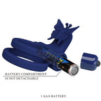 PRETTY LOVE – JAMELE DOPPIO ANELLO CON VIBRAZIONE E STIMOLATORE FARFALLA BLU