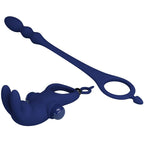PRETTY LOVE – AYAD ANELLO VIBRATORE RABBIT CON SPINA BLU