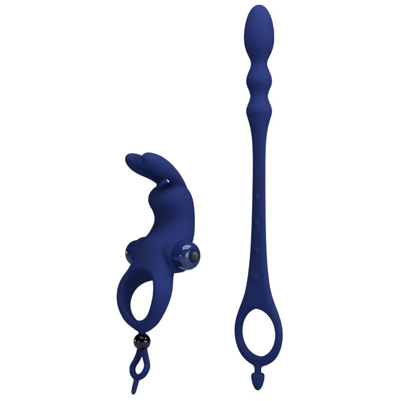 PRETTY LOVE – AYAD ANELLO VIBRATORE RABBIT CON SPINA BLU