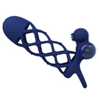 PRETTY LOVE – GIANN ANELLO VIBRATORE CON GUAINA IN SILICONE BLU