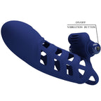 PRETTY LOVE – ALTAF ANELLO VIBRATORE CON GUAINA IN SILICONE BLU
