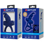 PRETTY LOVE – LUCHITO ANELLO VIBRANTE DOPPIO CONIGLIO BLU