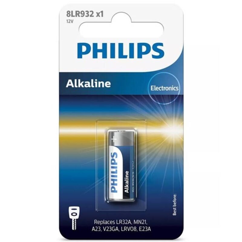 Philips – Alkalische Batterie 12V LR23A / MN21 / 8LR932, 1 Stück