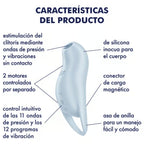 SATISFYER Pocket Pro 1 – Klitoris-Stimulator, hellblau