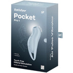 SATISFYER Pocket Pro 1 – Klitoris-Stimulator, hellblau
