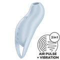 SATISFYER Pocket Pro 1 – Klitoris-Stimulator, hellblau