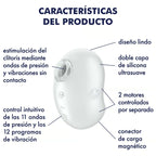 SATISFYER – CUTIE GHOST VIBRATEUR POSER BLANC