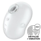 SATISFYER – CUTIE GHOST VIBRATEUR POSER BLANC