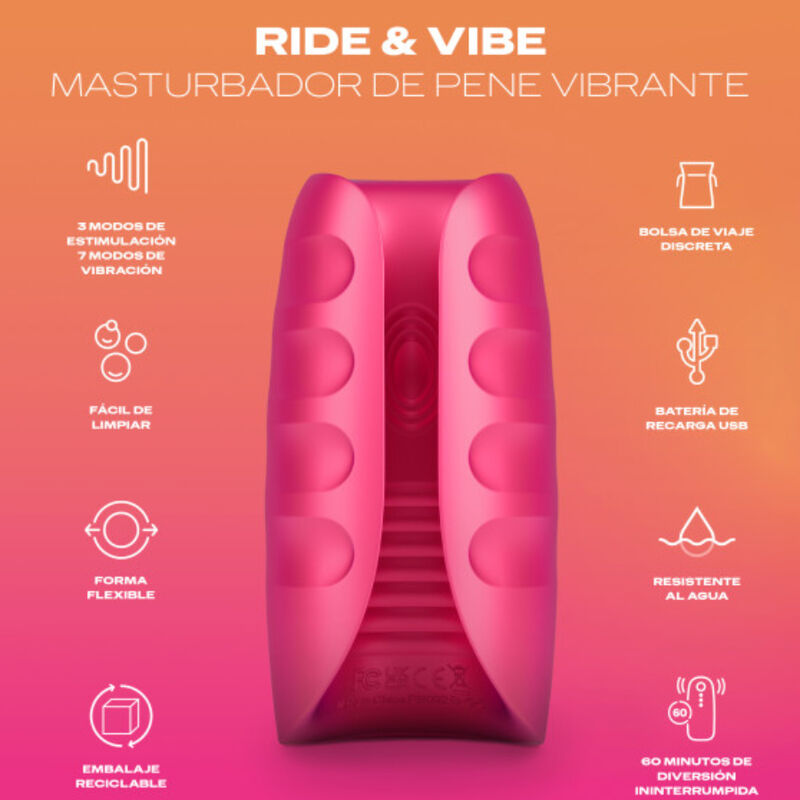 DUREX – MASTURBATEUR VIBRATEUR TOY RIDE & VIBE