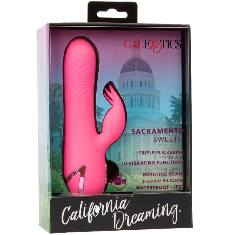 CALEXOTICS – SACRAMENTO SWEETIE VIBRATEUR LAPIN ROSE PAR CALIFORNIA DREAMING