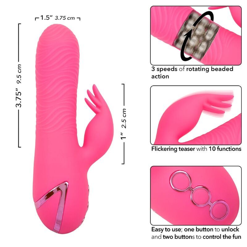 CALEXOTICS – SACRAMENTO SWEETIE VIBRATEUR LAPIN ROSE PAR CALIFORNIA DREAMING