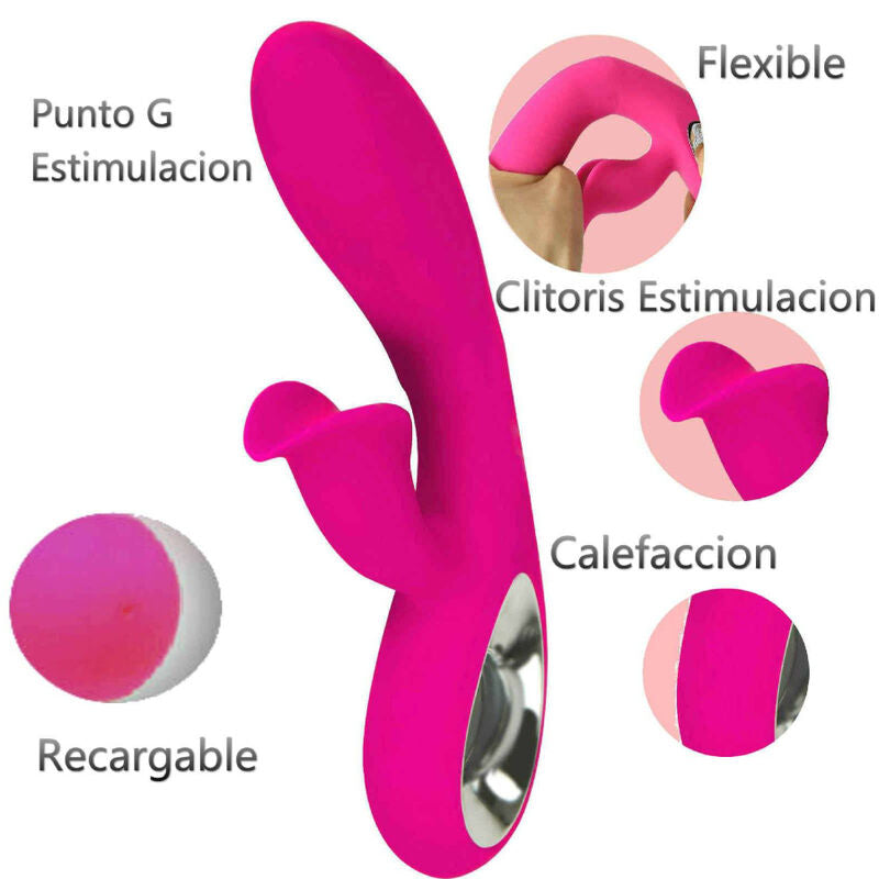 ARMONY Daro – Vibrator mit Zugring-Stimulator, Fuchsia