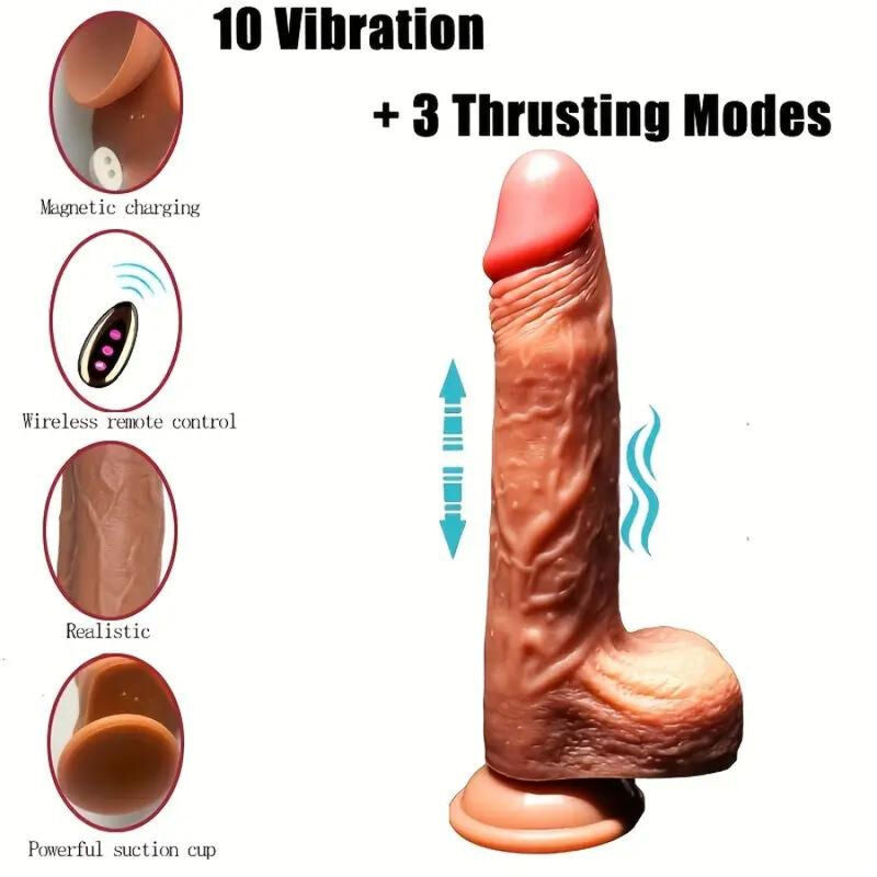 ARMONY – Realistischer Dildo-Vibrator mit Fernbedienung, 22,5 cm