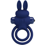 PRETTY LOVE – DAREY DOUBLE VIBRATING RING RABBIT BLUE