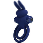 PRETTY LOVE – DAREY DOUBLE VIBRATING RING RABBIT BLUE