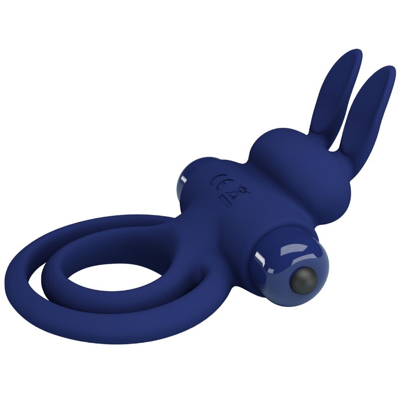 PRETTY LOVE – DAREY DOUBLE VIBRATING RING RABBIT BLUE