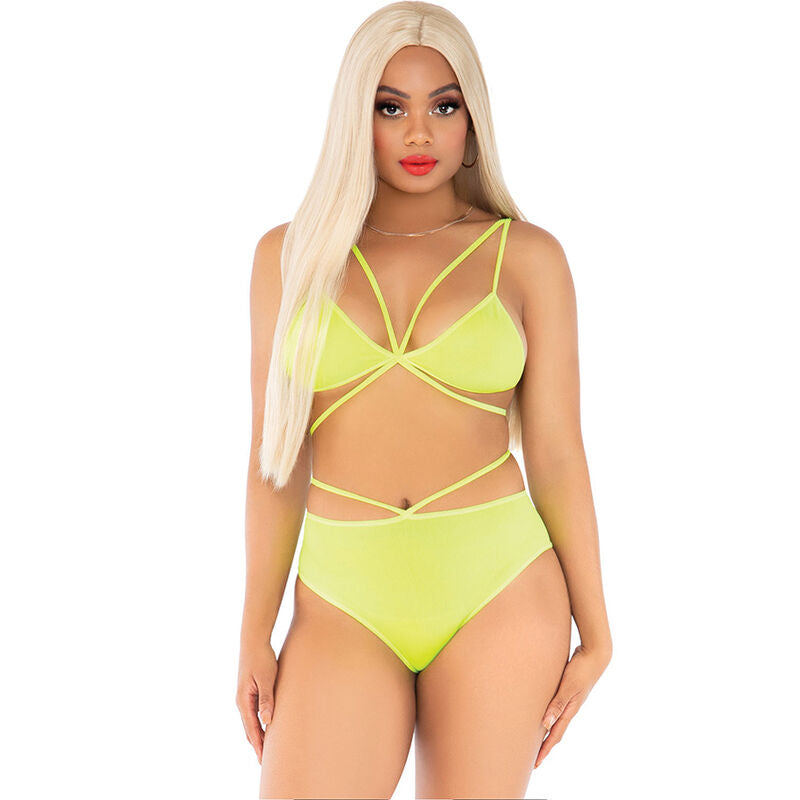 LEG AVENUE – TOP & PANTIES WITH STRAPS