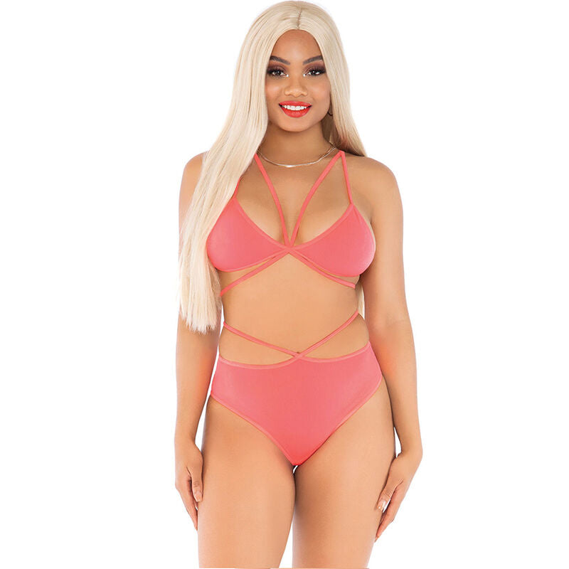 LEG AVENUE – TOP & PANTIES WITH STRAPS