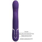 PRETTY LOVE – ZALIN PERLE VIBRATORE CONIGLIO 4 EN 1 VIOLA