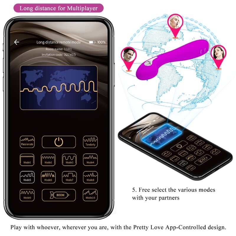 PRETTY LOVE – HECTOR ELECTROSHOCK VIBRATOR APPLICATION GRATUITE VIOLET