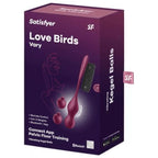 SATISFYER – LOVE BIRDS VARY SFERE VIBRANTI APP GRATUITA WINE ROSSO