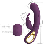 PRETTY LOVE Liam – Kaninchenvibrator mit G-Punkt-Stimulation, lila