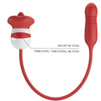 PRETTY LOVE – Ashlynn Mund-Stimulator, 5 Stufen, Rot