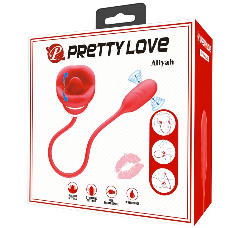 PRETTY LOVE – ALIYAH RED MOUTH MASTURBATOR