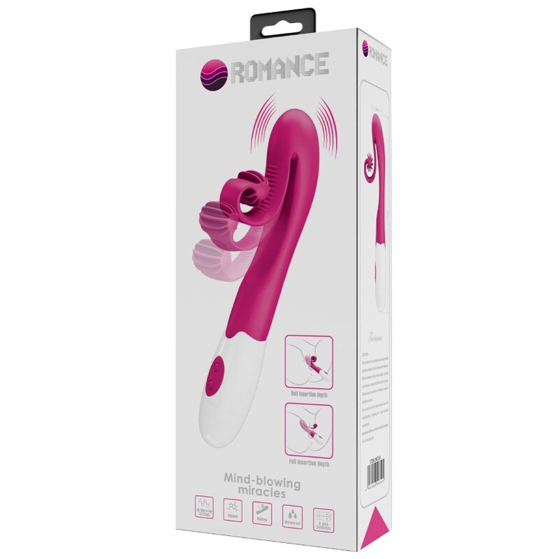 ROMANCE – PINK VIBRATOR AND STIMULATOR 30 SPEEDS