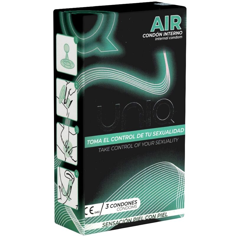 UNIQ Air – Latex free female condom 3 units