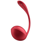 SATISFYER Shiny Petal – G-Punkt-Stimulator mit Fernbedienung und App, rot