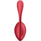 SATISFYER Shiny Petal – G-Punkt-Stimulator mit Fernbedienung und App, rot