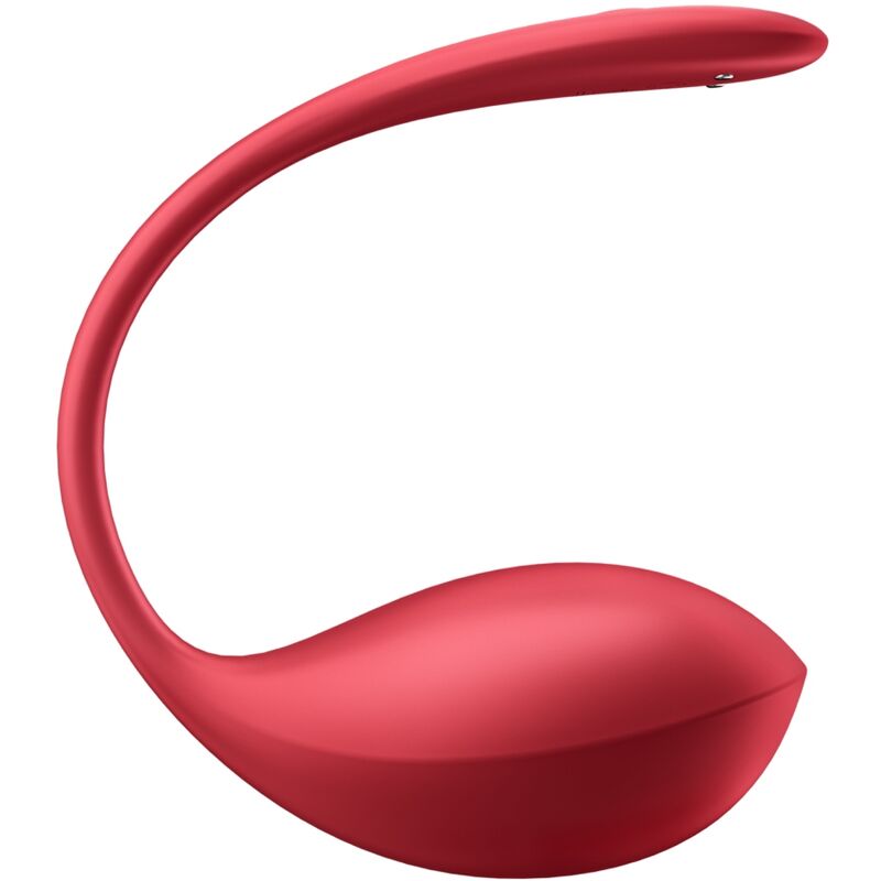 SATISFYER Shiny Petal – G-Punkt-Stimulator mit Fernbedienung und App, rot