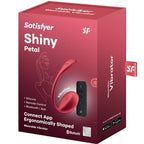 SATISFYER Shiny Petal – G-Punkt-Stimulator mit Fernbedienung und App, rot