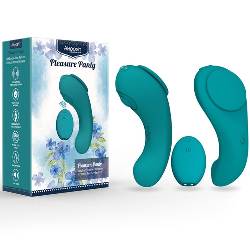 ARMONY Pleasure Panty – Vibrateur télécommandé à 3 vitesses, vert