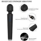ARMONY X Power – Large massager with flexible head, black