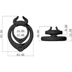 ARMONY Bull's Passion – Penis ring, black