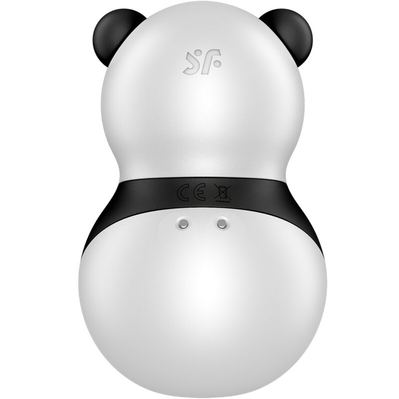SATISFYER – POCKET PANDA STIMOLATORE E VIBRATORE IN BIANCO E NERO