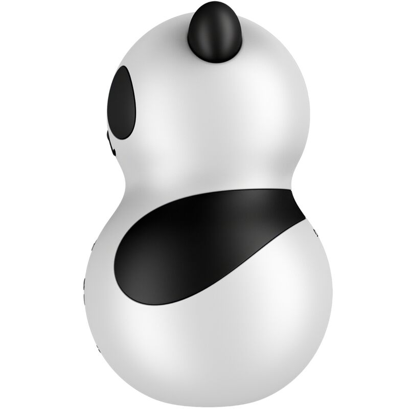 SATISFYER – POCKET PANDA STIMULATEUR & VIBRATEUR NOIR ET BLANC
