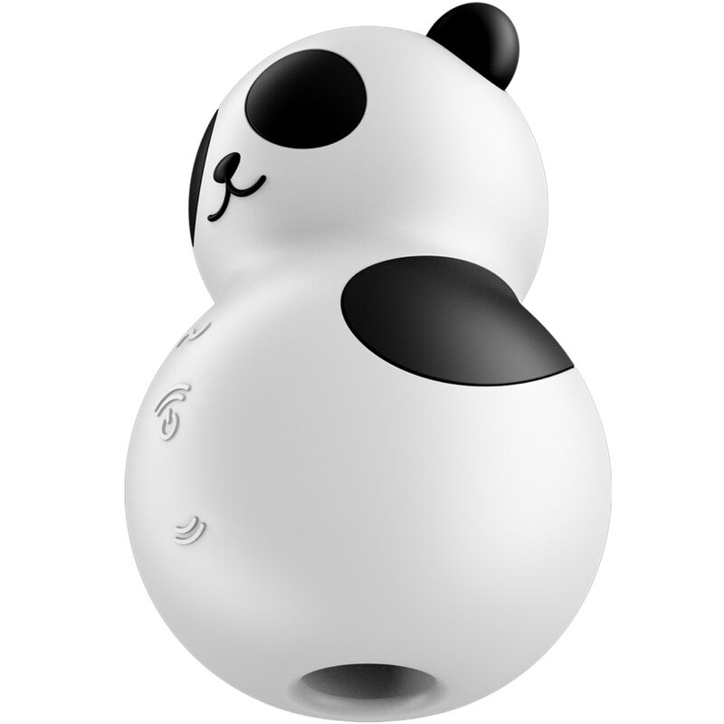 SATISFYER – POCKET PANDA STIMULATEUR & VIBRATEUR NOIR ET BLANC