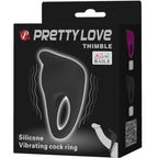 PRETTY LOVE Thimble – Anneau vibrateur noir