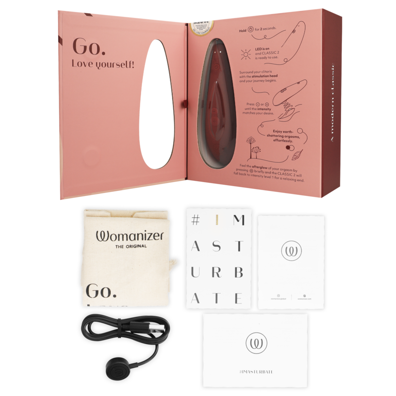 WOMANIZER – CLASSIC 2 STIMOLATORE CLITORALE BORDEAUX