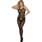 SUBBLIME – 951726 BLACK ELASTIC FISHNET CROTCHLESS BODYSTOCKING ONE SIZE
