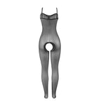 SUBBLIME – 951726 BLACK ELASTIC FISHNET CROTCHLESS BODYSTOCKING ONE SIZE