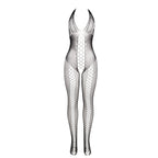 SUBBLIME – Bodystocking mit offenem Rücken und Kreuzdetails in Schwarz, Einheitsgrösse